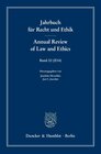 Buchcover Jahrbuch für Recht und Ethik - Annual Review of Law and Ethics.