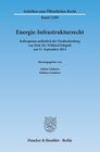 Buchcover Energie-Infrastrukturrecht.