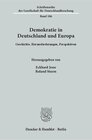 Buchcover Demokratie in Deutschland und Europa.