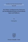 Buchcover Der Schutz vermögenswerter Interessen des Persönlichkeitsrechts in Deutschland, Japan und Südkorea.