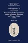Buchcover Einrichtung des Krieges-Wesens für die Preußische Infanterie zu Friedens-Zeiten (1773).