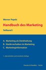 Buchcover Handbuch des Marketing, Teilband I.