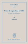Buchcover Armut als Gegenstand der Ethik.