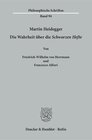 Buchcover Martin Heidegger.