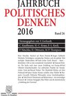 Buchcover Politisches Denken. Jahrbuch 2016.