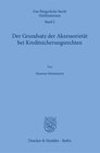 Buchcover Der Grundsatz der Akzessorietät bei Kreditsicherungsrechten.
