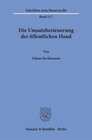 Buchcover Die Umsatzbesteuerung der öffentlichen Hand.