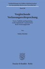 Buchcover Vergleichende Verfassungsrechtsprechung.