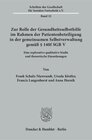 Buchcover Zur Rolle der Gesundheitsselbsthilfe im Rahmen der Patientenbeteiligung in der gemeinsamen Selbstverwaltung gemäß § 140f