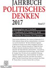 Buchcover Politisches Denken. Jahrbuch 2017.