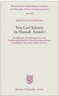 Buchcover Von Carl Schmitt zu Hannah Arendt?