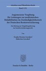 Buchcover Angemessene Vergütung für Leistungen zur medizinischen Rehabilitation im Zuständigkeitsbereich der Deutschen Rentenversi