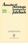 Buchcover Annali di Sociologia - Soziologisches Jahrbuch.