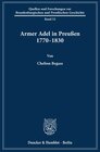 Buchcover Armer Adel in Preußen 1770–1830.