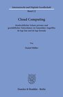 Buchcover Cloud Computing.