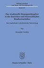 Buchcover Das strukturelle Homogenitätsgebot in der deutschen und österreichischen Bundesstaatslehre.