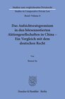 Buchcover Das Aufsichtsratsgremium in den börsennotierten Aktiengesellschaften in China – Ein Vergleich mit dem deutschen Recht.
