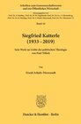 Buchcover Siegfried Katterle (1933–2019).