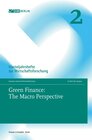 Buchcover Green Finance: The Macro Perspective.