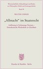 Buchcover "Allmacht" im Staatsrecht.
