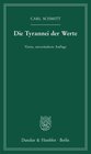 Buchcover Die Tyrannei der Werte.