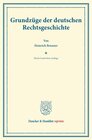Buchcover Grundzüge der deutschen Rechtsgeschichte.