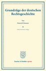 Buchcover Grundzüge der deutschen Rechtsgeschichte.