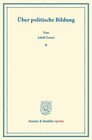 Buchcover Über politische Bildung.