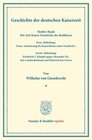 Buchcover Geschichte der deutschen Kaiserzeit.