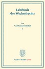 Buchcover Lehrbuch des Wechselrechts.