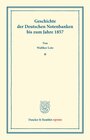 Buchcover Geschichte der Deutschen Notenbanken bis zum Jahre 1857.