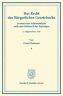 Buchcover Das Recht des Bürgerlichen Gesetzbuchs.