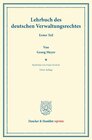Buchcover Lehrbuch des deutschen Verwaltungsrechts.