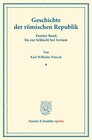 Buchcover Geschichte der römischen Republik.
