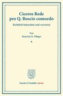 Buchcover Ciceros Rede pro Q. Roscio comoedo.