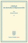 Buchcover Lehrbuch des deutschen Civilprozessrechts.