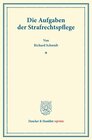 Buchcover Die Aufgaben der Strafrechtspflege.