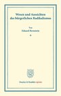 Buchcover Wesen und Aussichten des bürgerlichen Radikalismus.