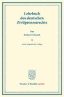 Buchcover Lehrbuch des deutschen Zivilprozessrechts.