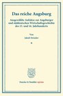 Buchcover Das reiche Augsburg.