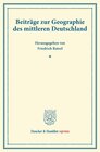 Buchcover Beiträge zur Geographie des mittleren Deutschland.