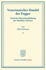 Buchcover Venezianischer Handel der Fugger.