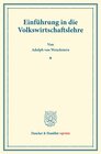Buchcover Einführung in die Volkswirtschaftslehre.