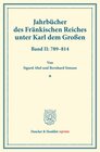 Buchcover Jahrbücher des Fränkischen Reiches unter Karl dem Großen.