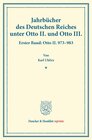 Buchcover Jahrbücher des Deutschen Reiches unter Otto II. und Otto III.