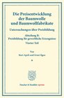 Buchcover Die Preisentwicklung der Baumwolle und Baumwollfabrikate.