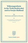 Buchcover Währungsreform in der Tschechoslowakei und in Sowjet-Rußland.