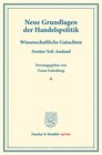 Buchcover Neue Grundlagen der Handelspolitik.