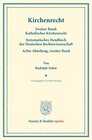 Buchcover Kirchenrecht.