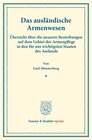 Buchcover Das ausländische Armenwesen.